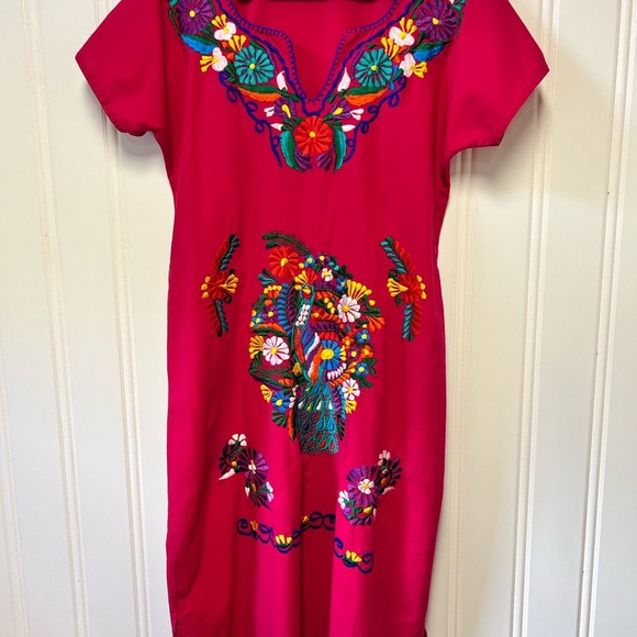 Vibrant Embroidered Dress - Picture 1 of 7